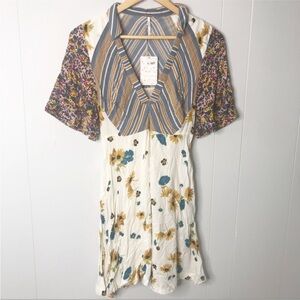 Free People | Mix It Up Sunflower Dress New 6